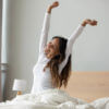 Girl in bed
